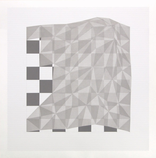 Projection # 759 x 59 cm | Indian ink on graph paper | 2012private collection