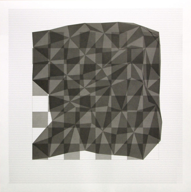 Projection # 659 x 59 cm | Indian ink on graph paper | 2012private collection