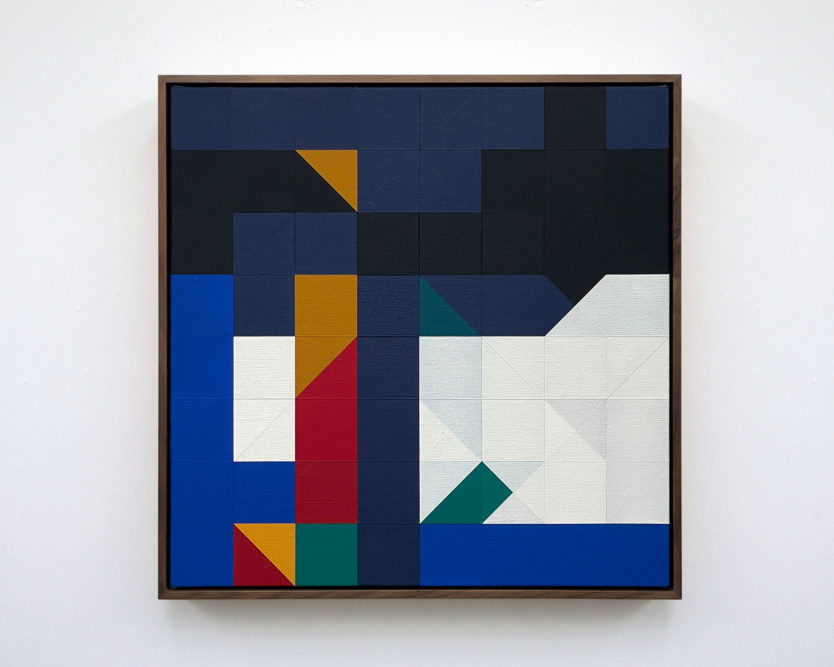 Chess Painting No. 165 (Lekowsky vs. Duchamp, New York City, 1959)

50 x 50 cm | acrylic on linen, walnut frame | 2026