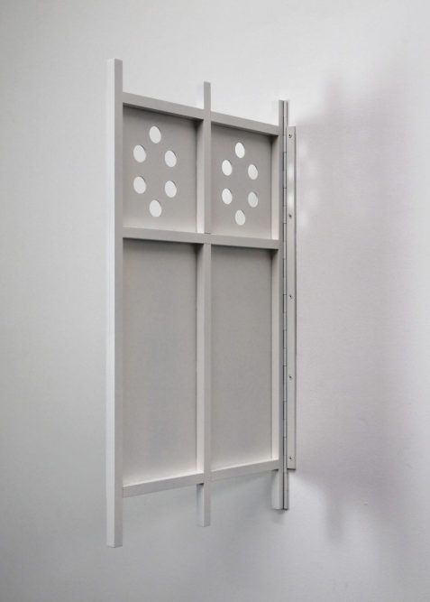 Vespasienne68 x 38 x 2 cm | enamel on hinged aluminium panel | 2017private collection